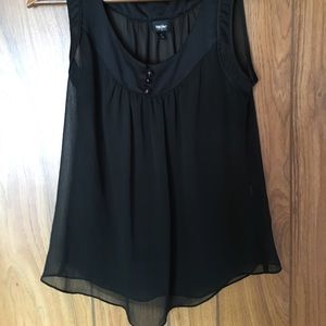 Sheer black tank